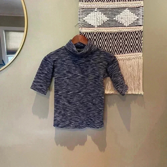 FREE PEOPLE CROPPED SUNSHINE TURTLE NECK S - Picture 4 of 7